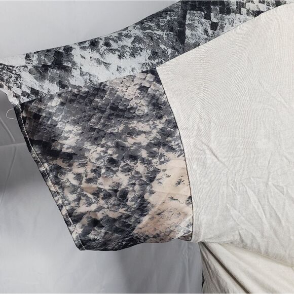 ZARA snake print shirt oversized boxy tee top S - Picture 6 of 9